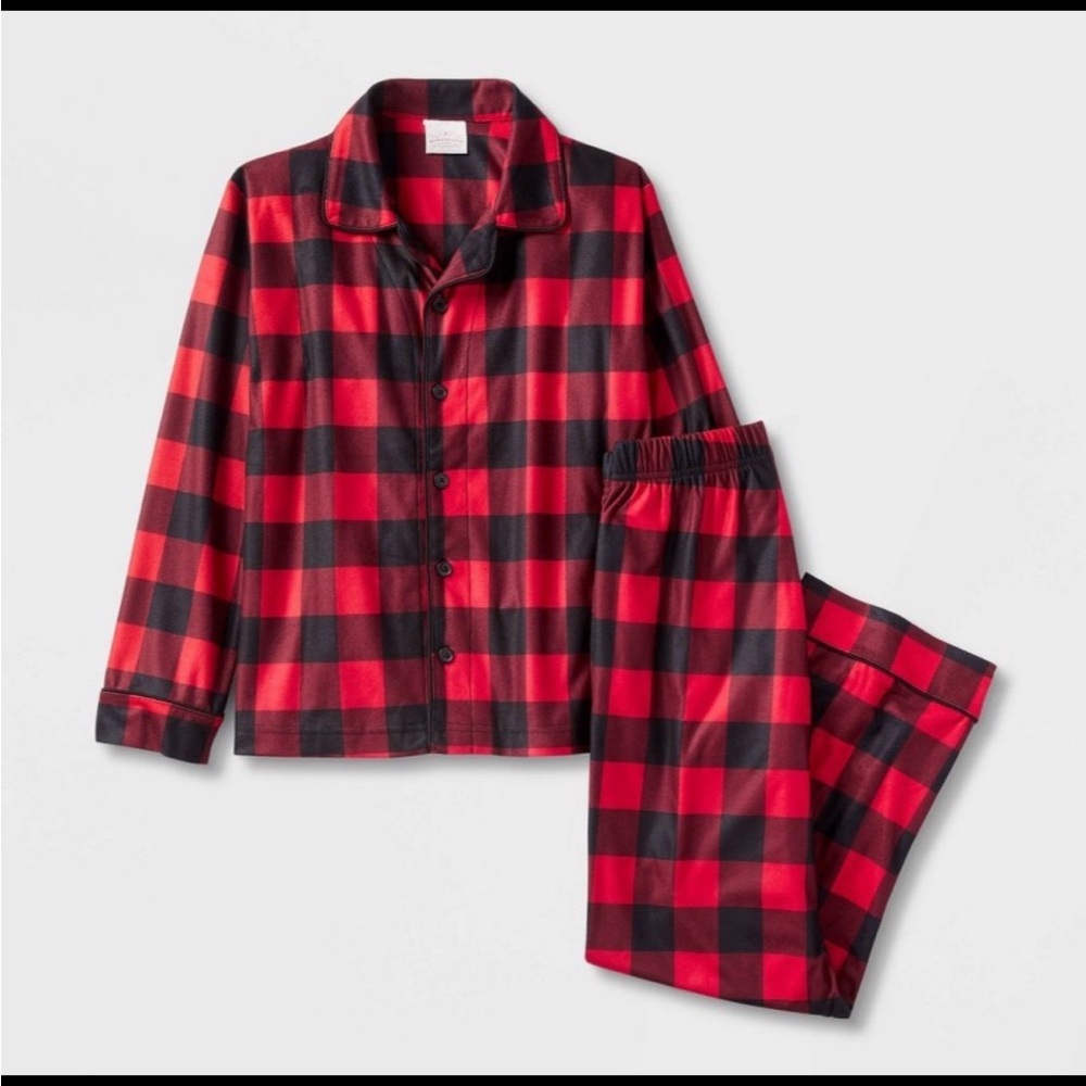 Red Check Pajama Set - Picture 2 of 5